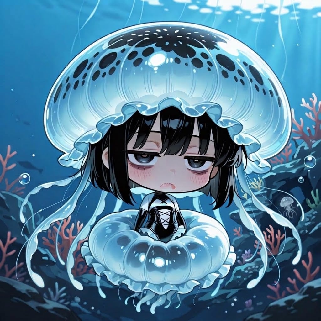 にいちゃん、おはよクラゲ…🪼 | の人気AIイラスト・グラビア
