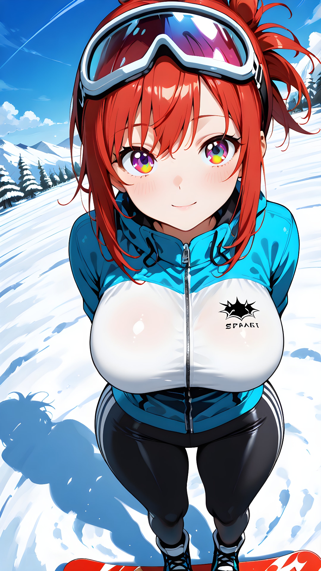 胡蝶ちゃん　スキー場にて【胡蝶ちゃんリターンズ】（MH） | の人気AIイラスト・グラビア