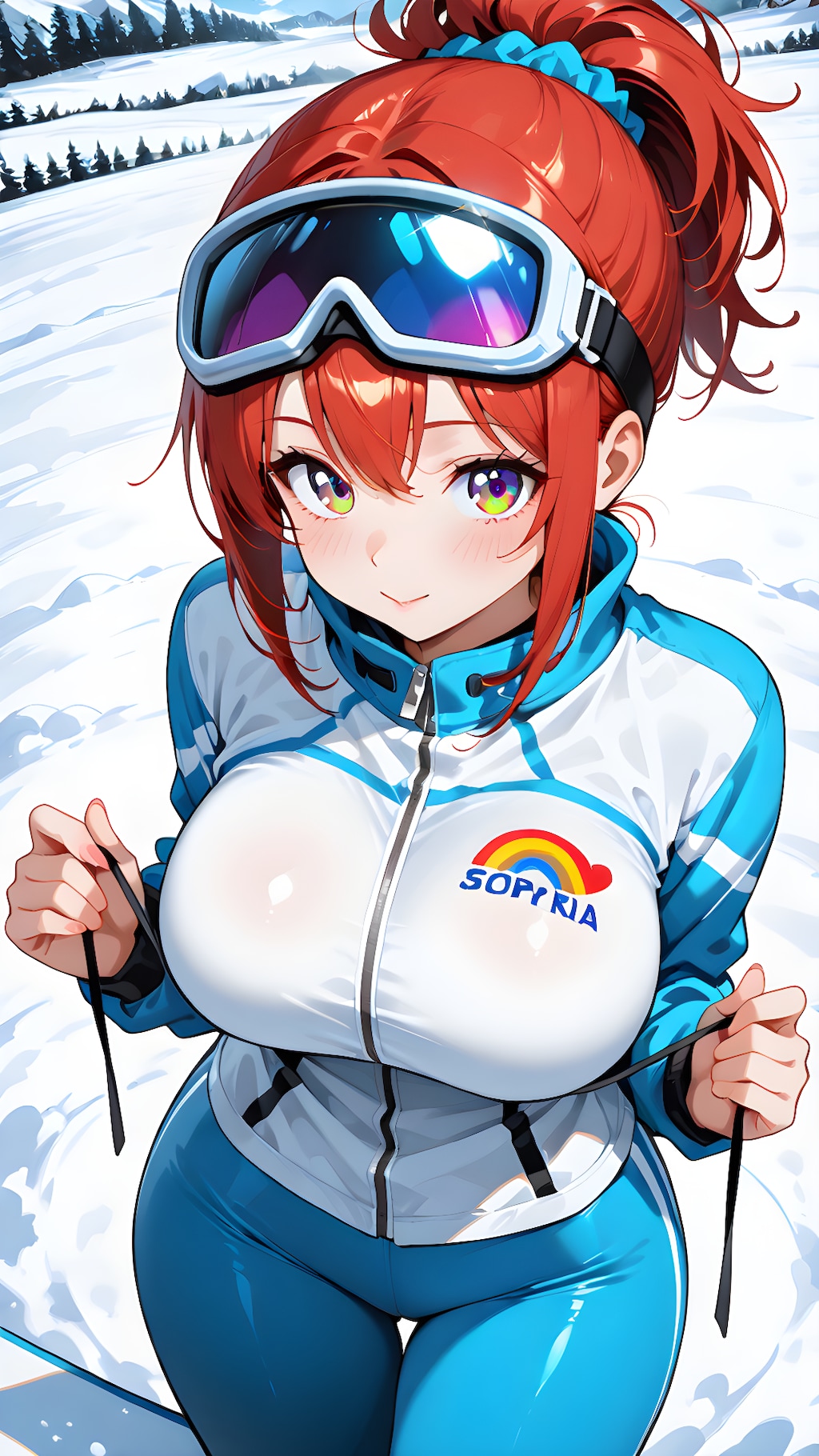 胡蝶ちゃん　スキー場にて【胡蝶ちゃんリターンズ】（MH）