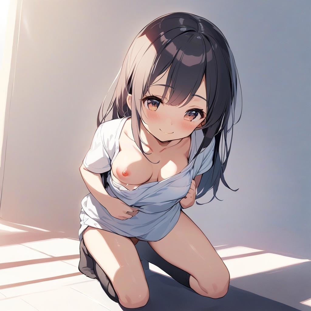 ちらりと日焼けと