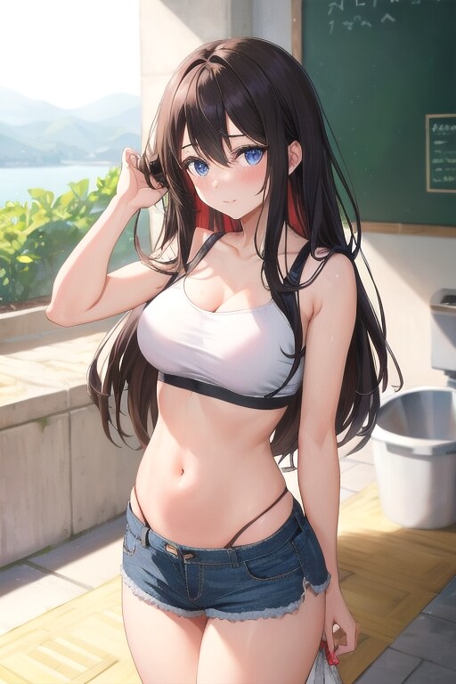 目のやり場に困る