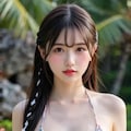 可愛い女性の水着グラビア 4枚目