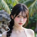 可愛い女性の水着グラビア 5枚目