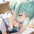 制服胸チラ 3枚目