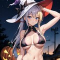 ハロウィンでビキニ 5枚目