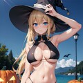 ハロウィンでビキニ 6枚目