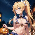 ハロウィンでビキニ 7枚目