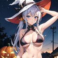 ハロウィンでビキニ 4枚目