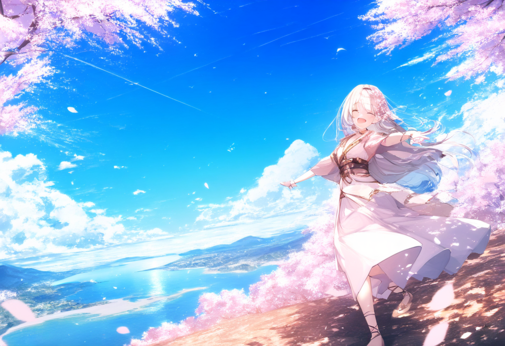 花の絨毯と希望の風