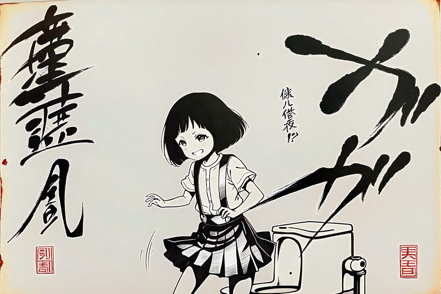 百鬼夜行 トイレの花子さん | の人気AIイラスト・グラビア