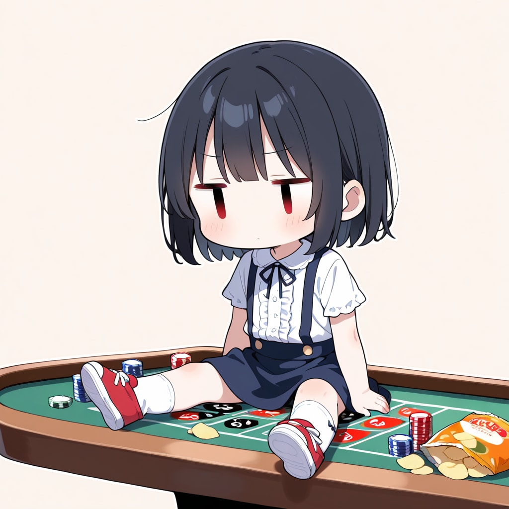 ルーレットにチップを乗せてみる | の人気AIイラスト・グラビア