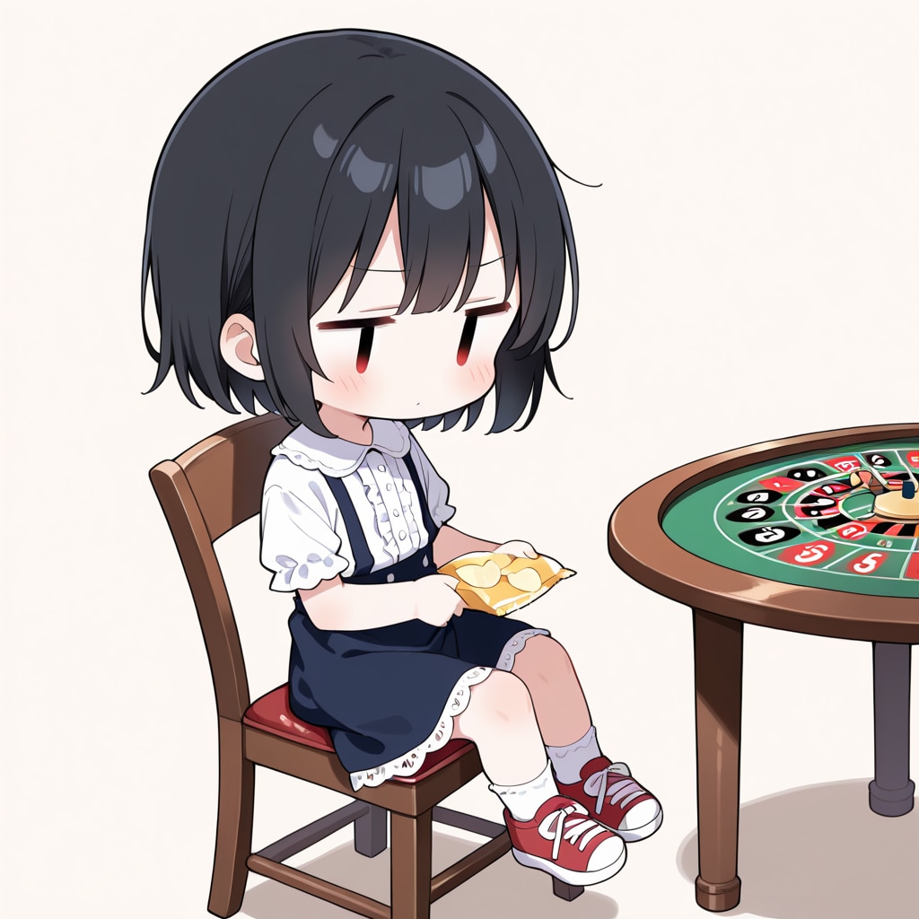 ルーレットにチップを乗せてみる