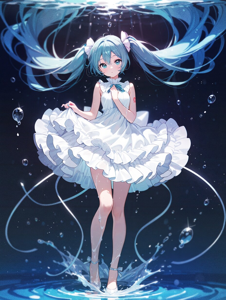 Milk-colored dress | の人気AIイラスト・グラビア