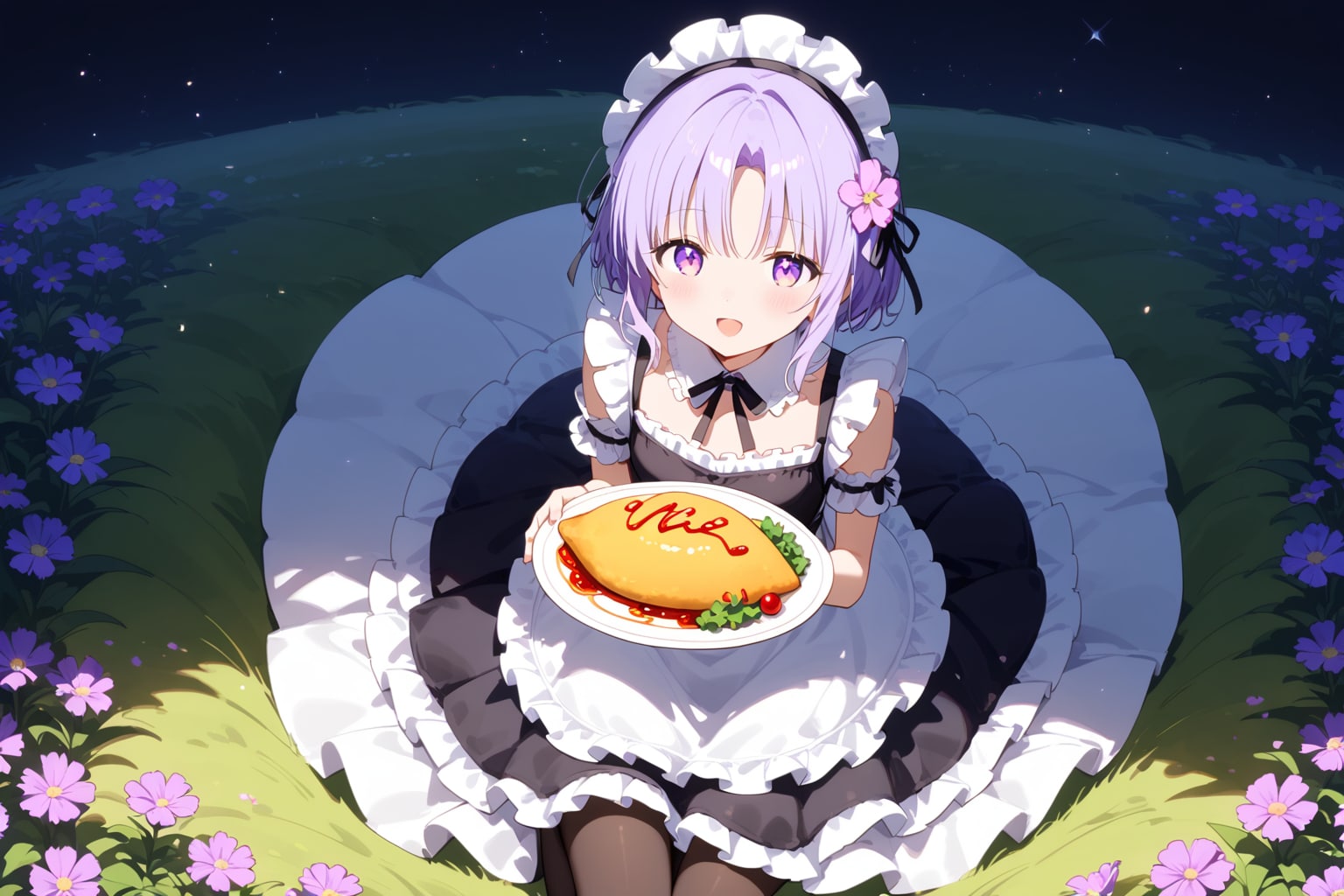 紫の風、白の願い | の人気AIイラスト・グラビア