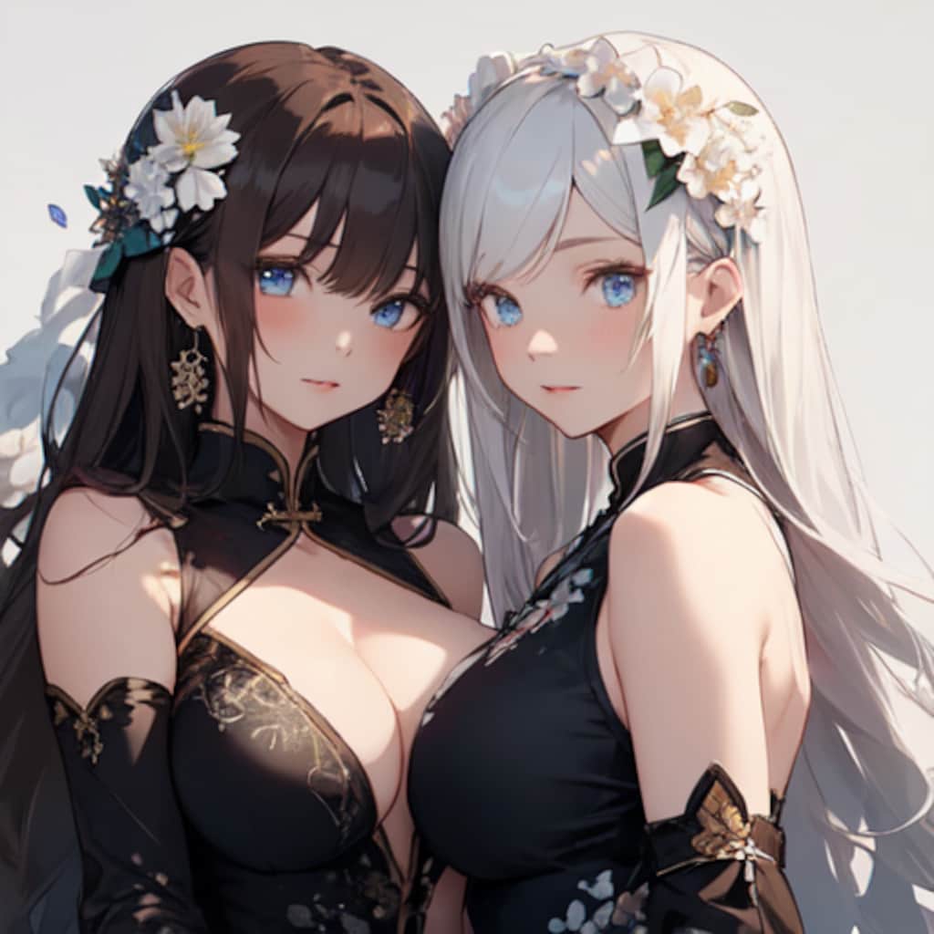 黒と白