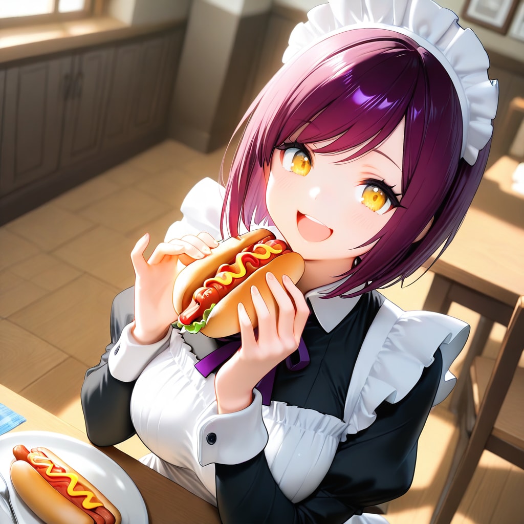 こんにちは（挨拶メイドの芽衣ちゃん）