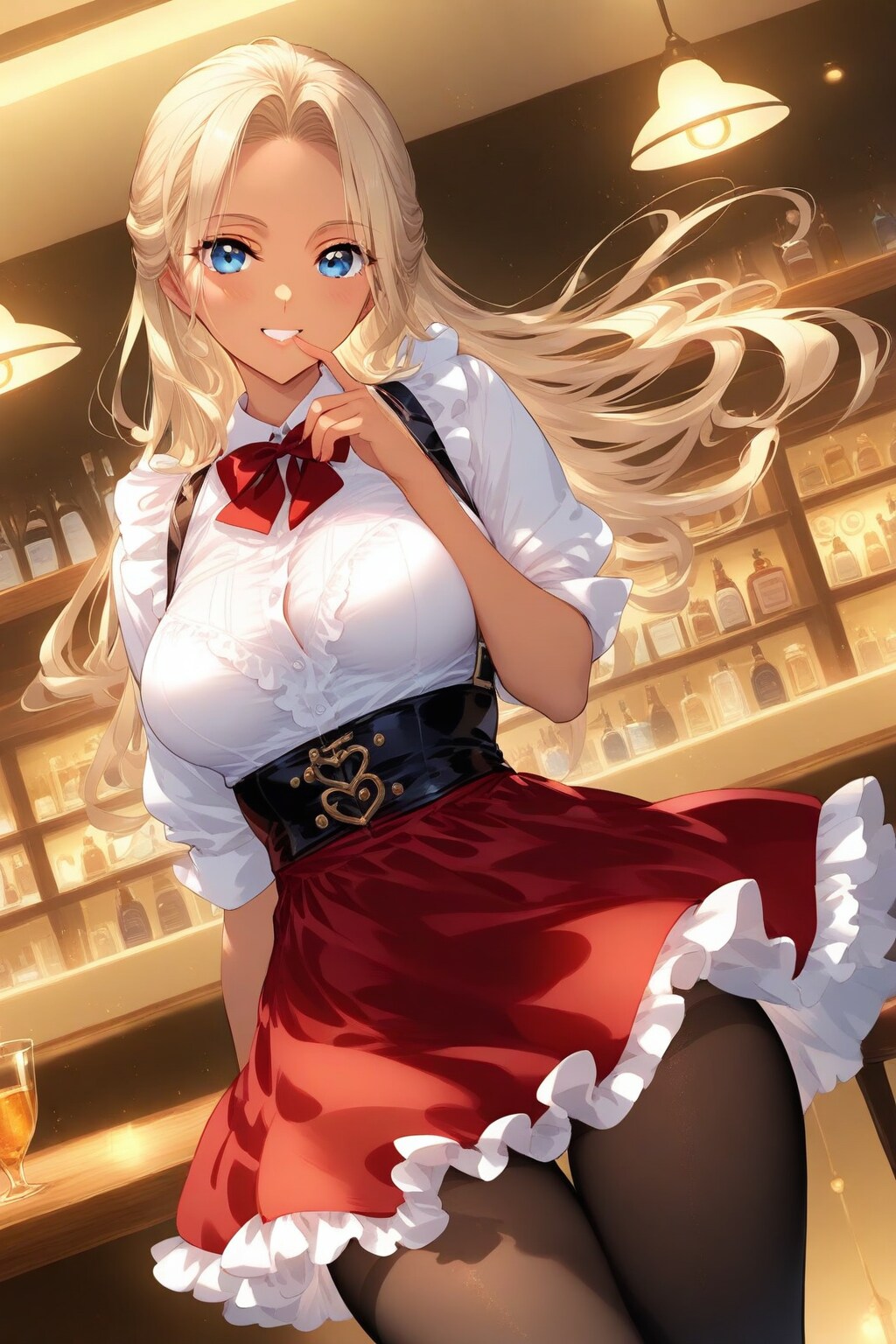 ウェイトレス姉さん | の人気AIイラスト・グラビア