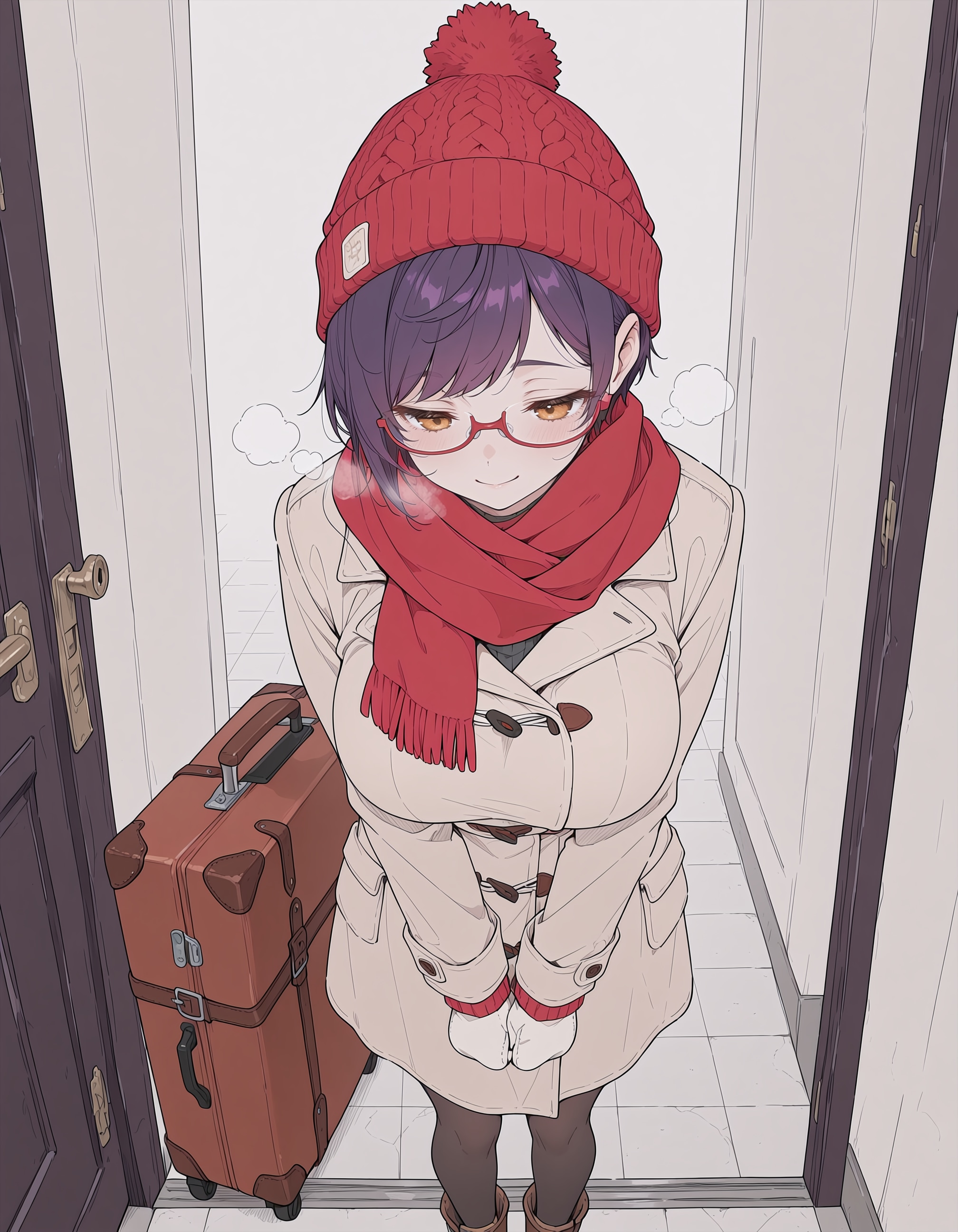 幼馴染宅から帰宅 | の人気AIイラスト・グラビア