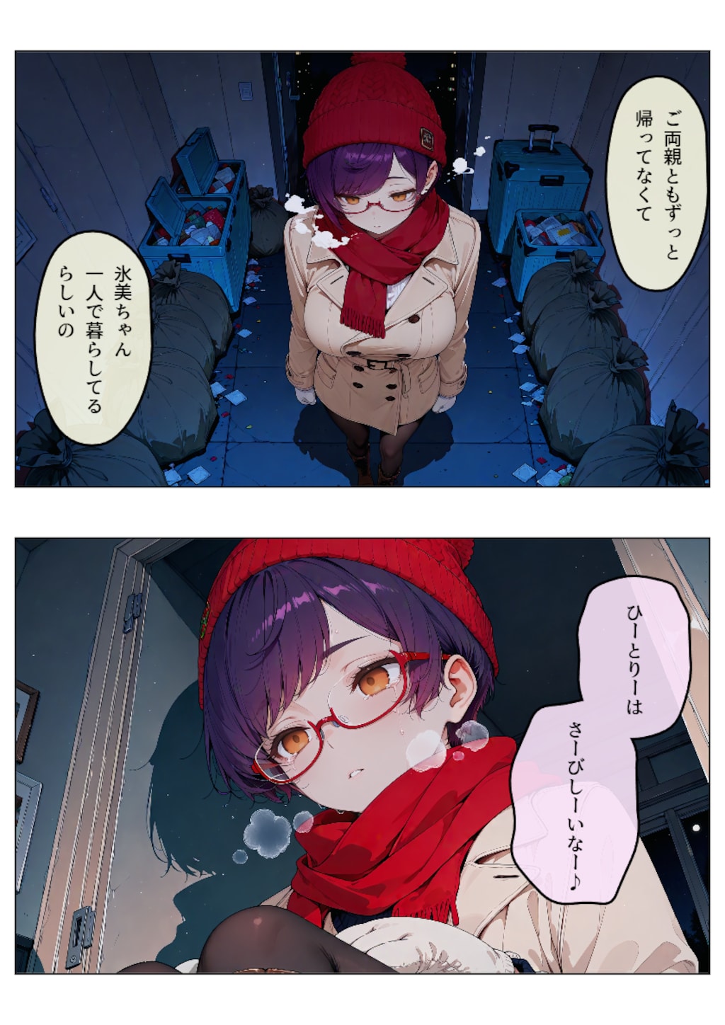 幼馴染宅から帰宅