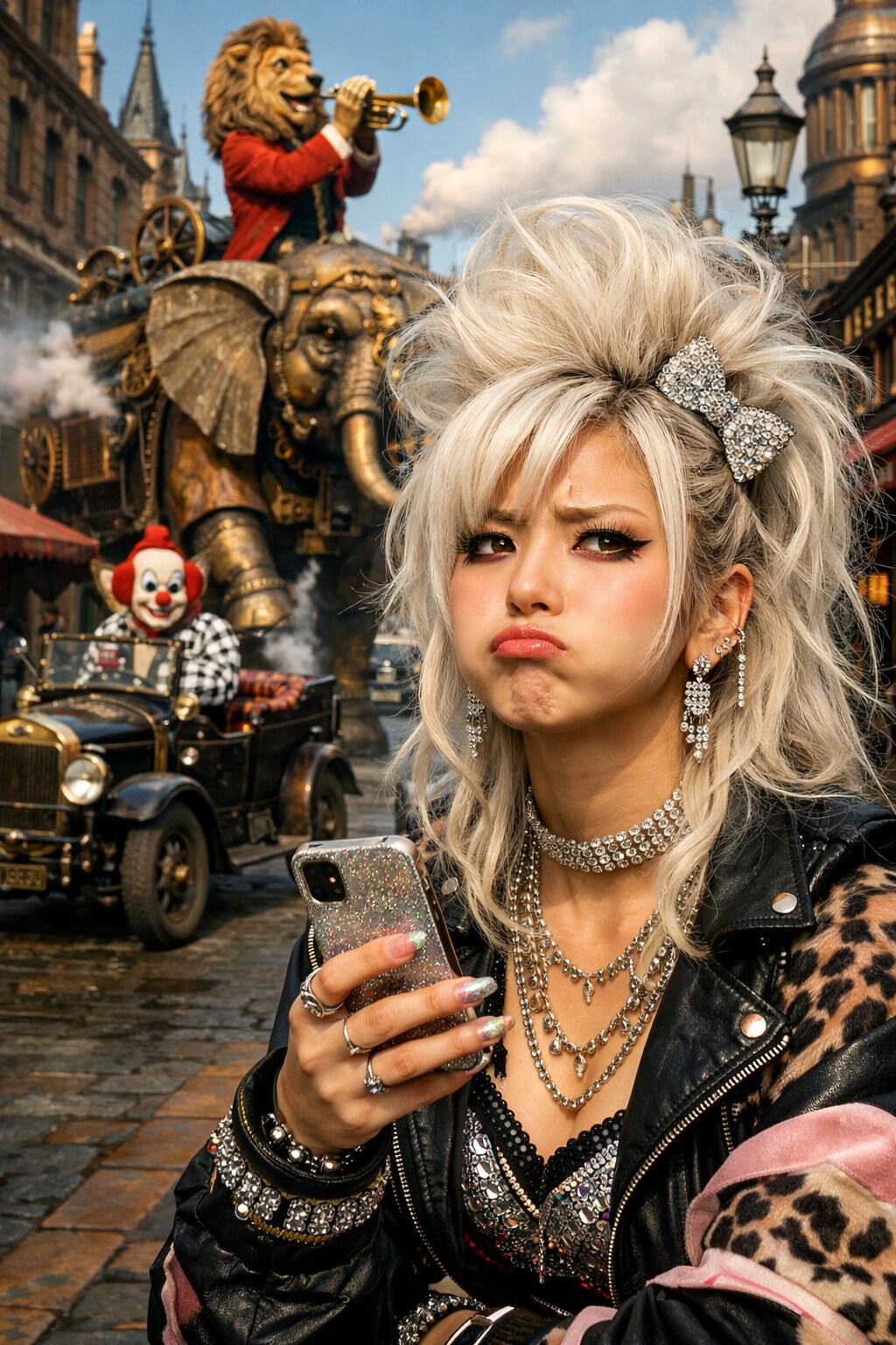 スチームパンクと白髪のギャル | の人気AIイラスト・グラビア