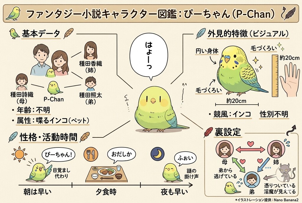 喋るインコ（ぴーちゃん）_誕生秘話