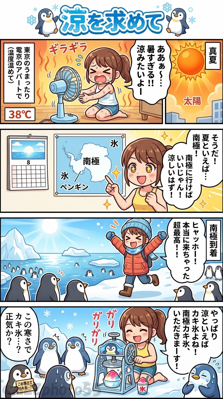 涼を求めて