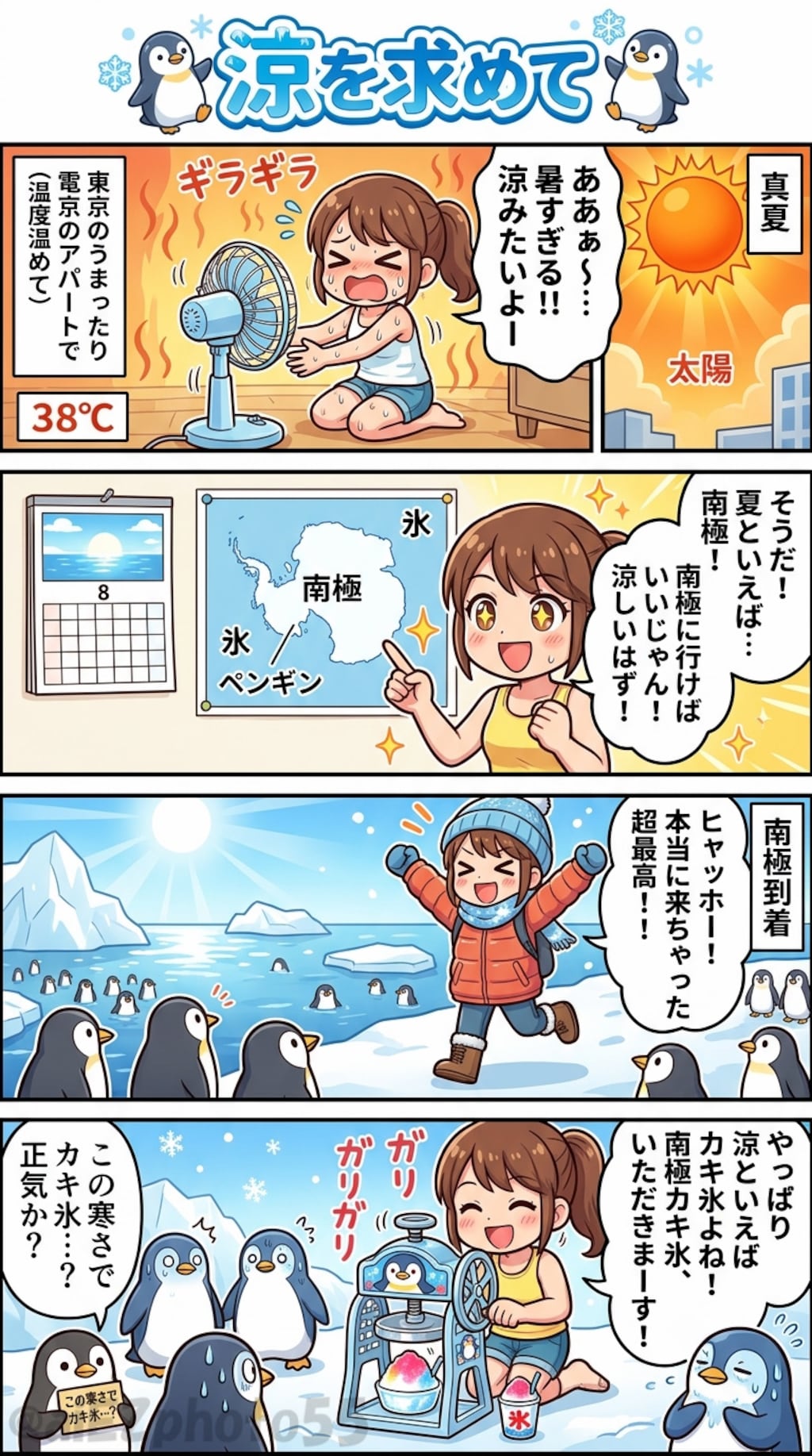 涼を求めて