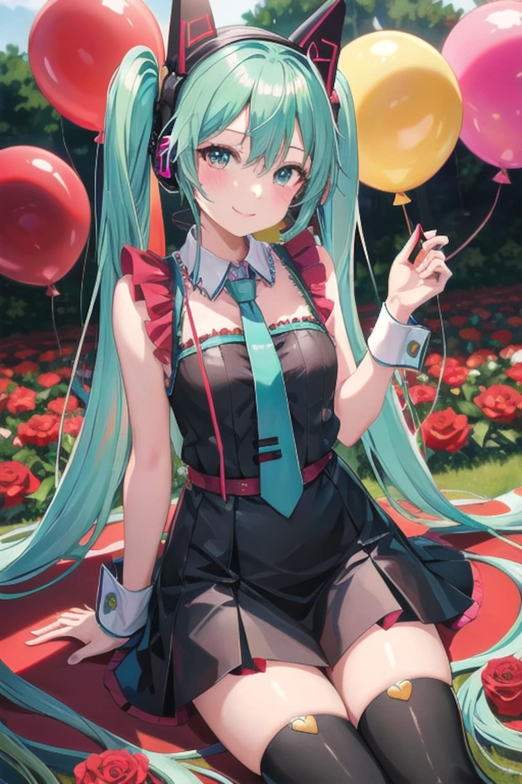 バレンタインミクちゃん