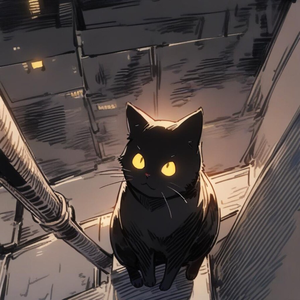 地上に染まりしやさぐれ天使ちゃん、夜の街を練り歩く