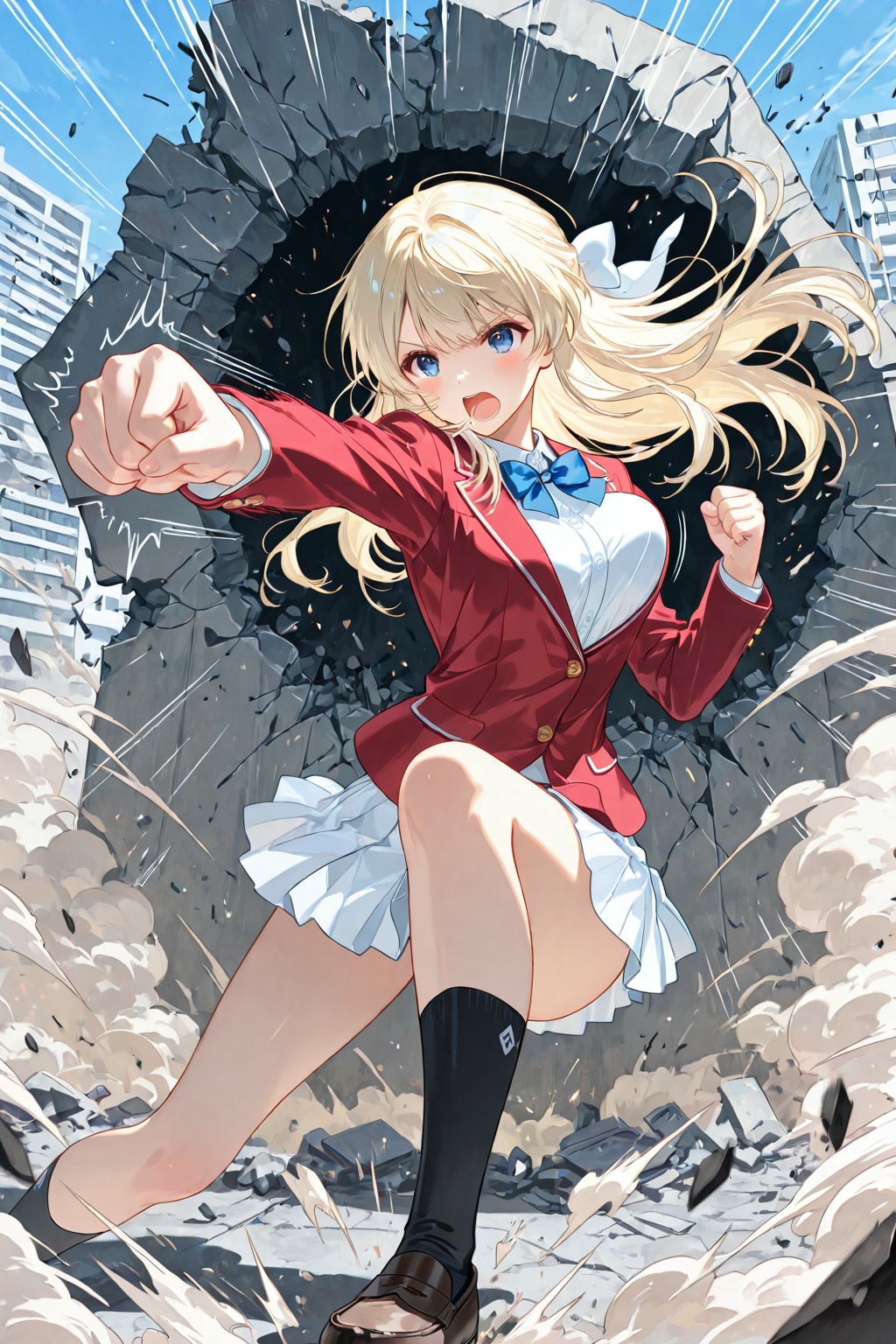 七瀬パンチ！