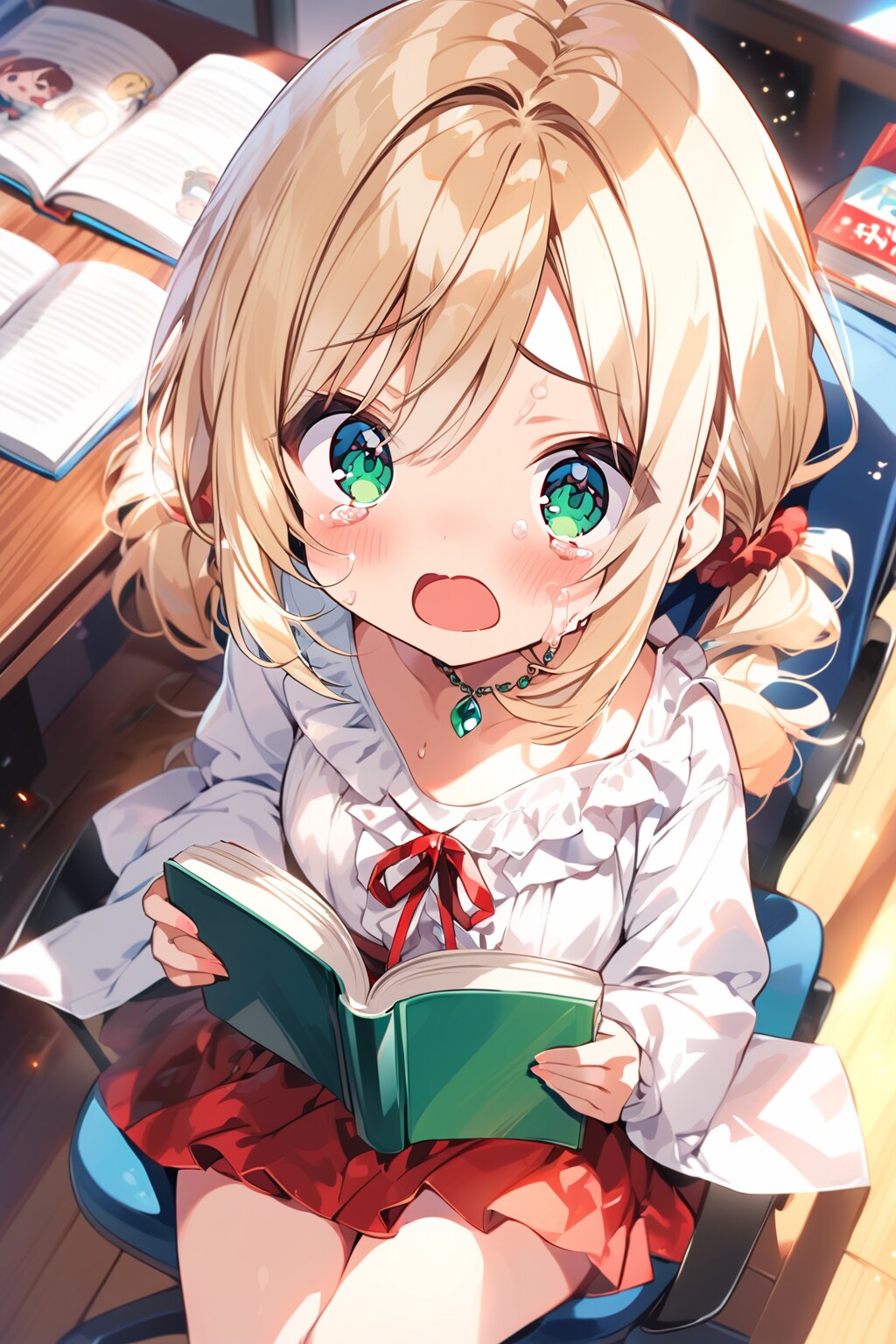 感動する茉莉花ちゃん