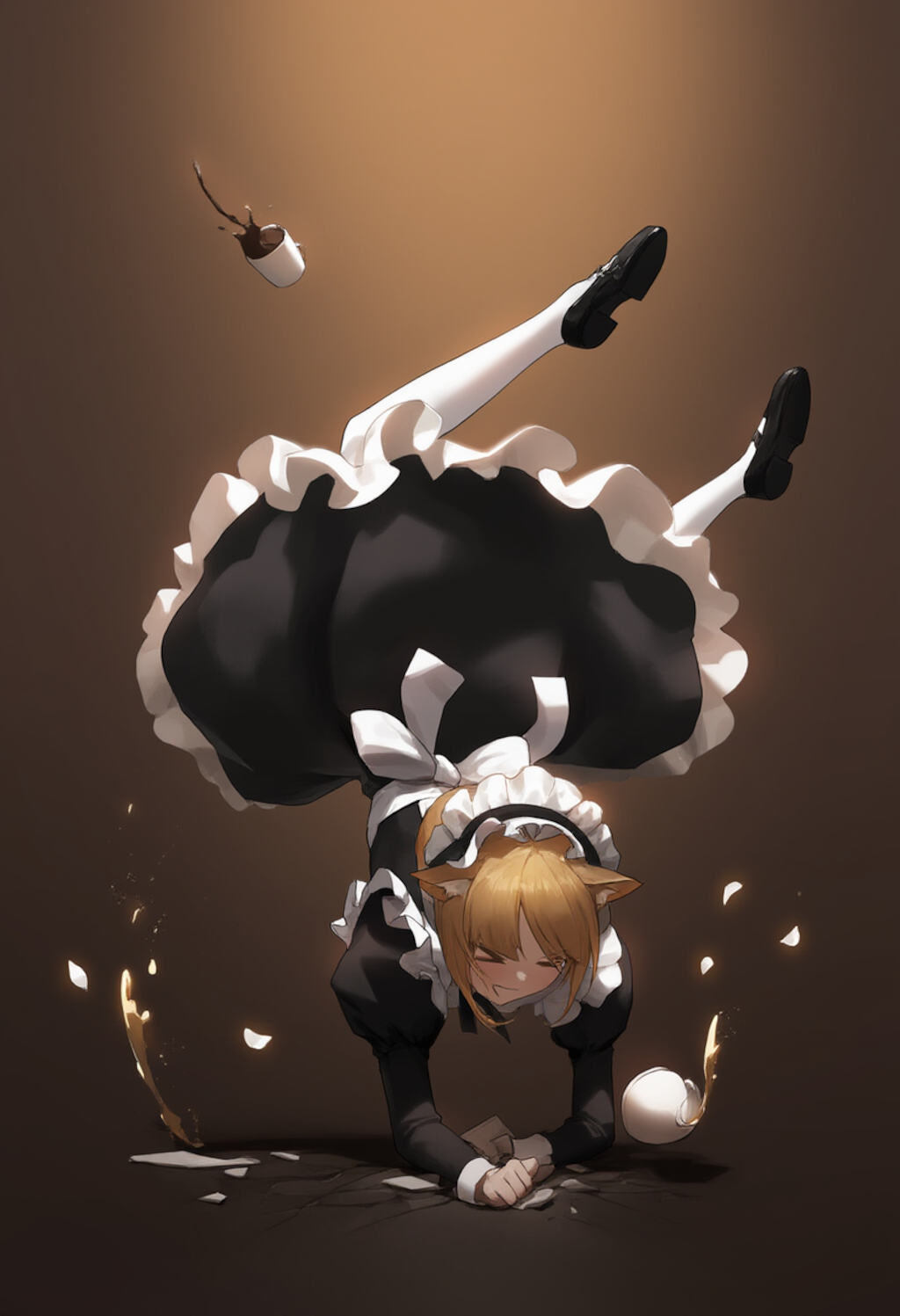 ドジっ子店員一回転