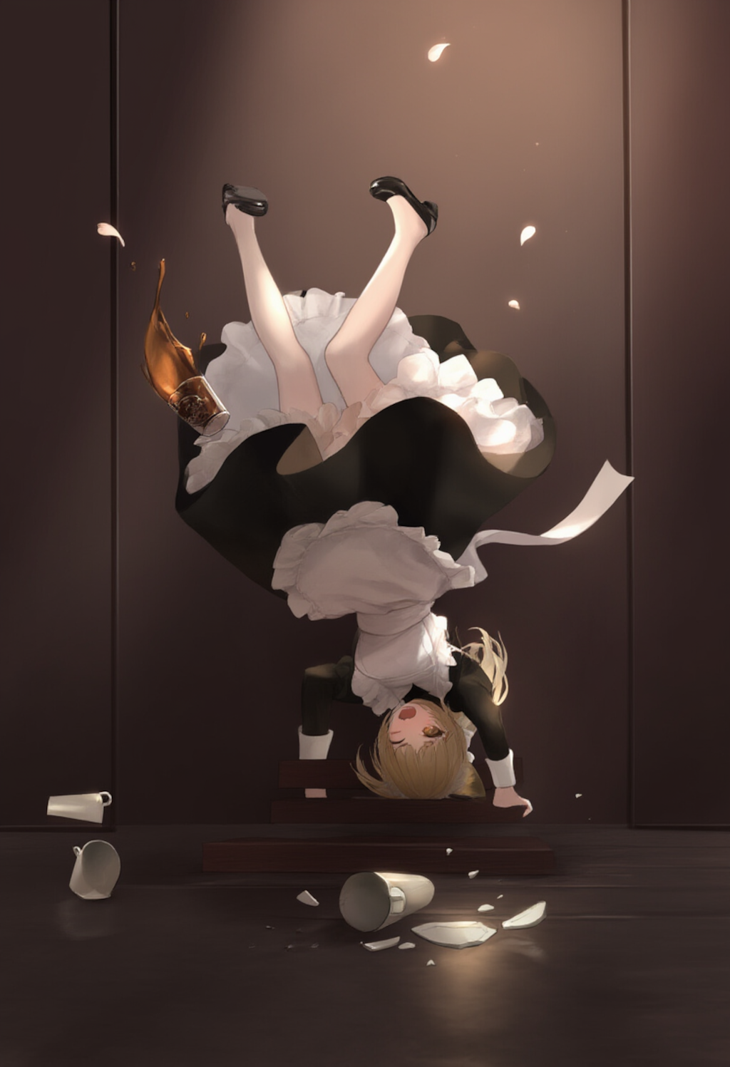 ドジっ子店員一回転