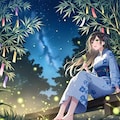 七夕の女の子 2枚目