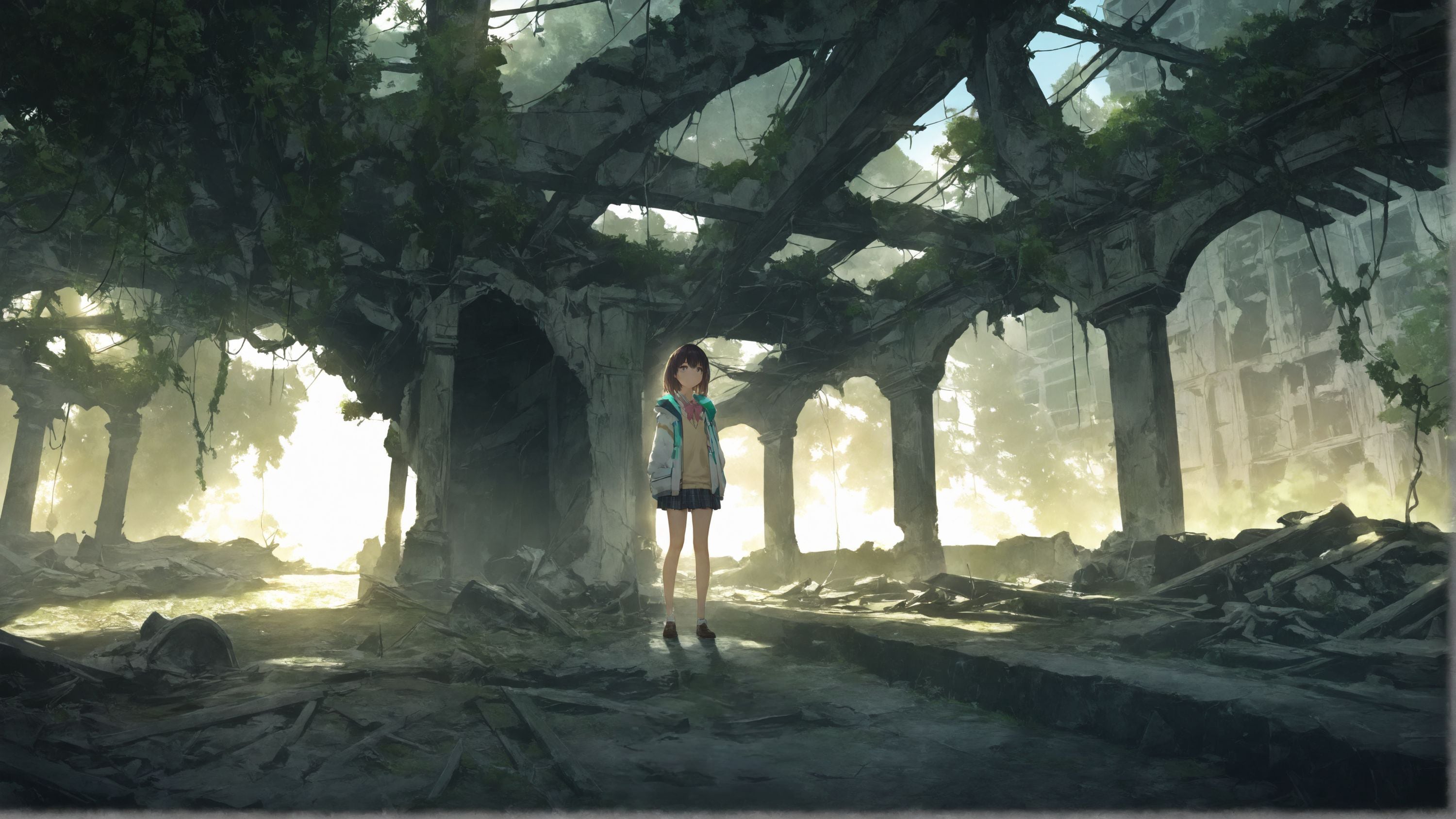 緑のゆりかごに眠る文明 | の人気AIイラスト・グラビア