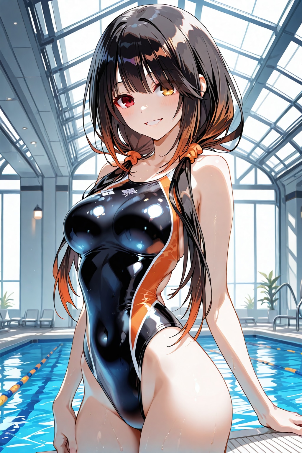 時崎狂三競泳水着♪