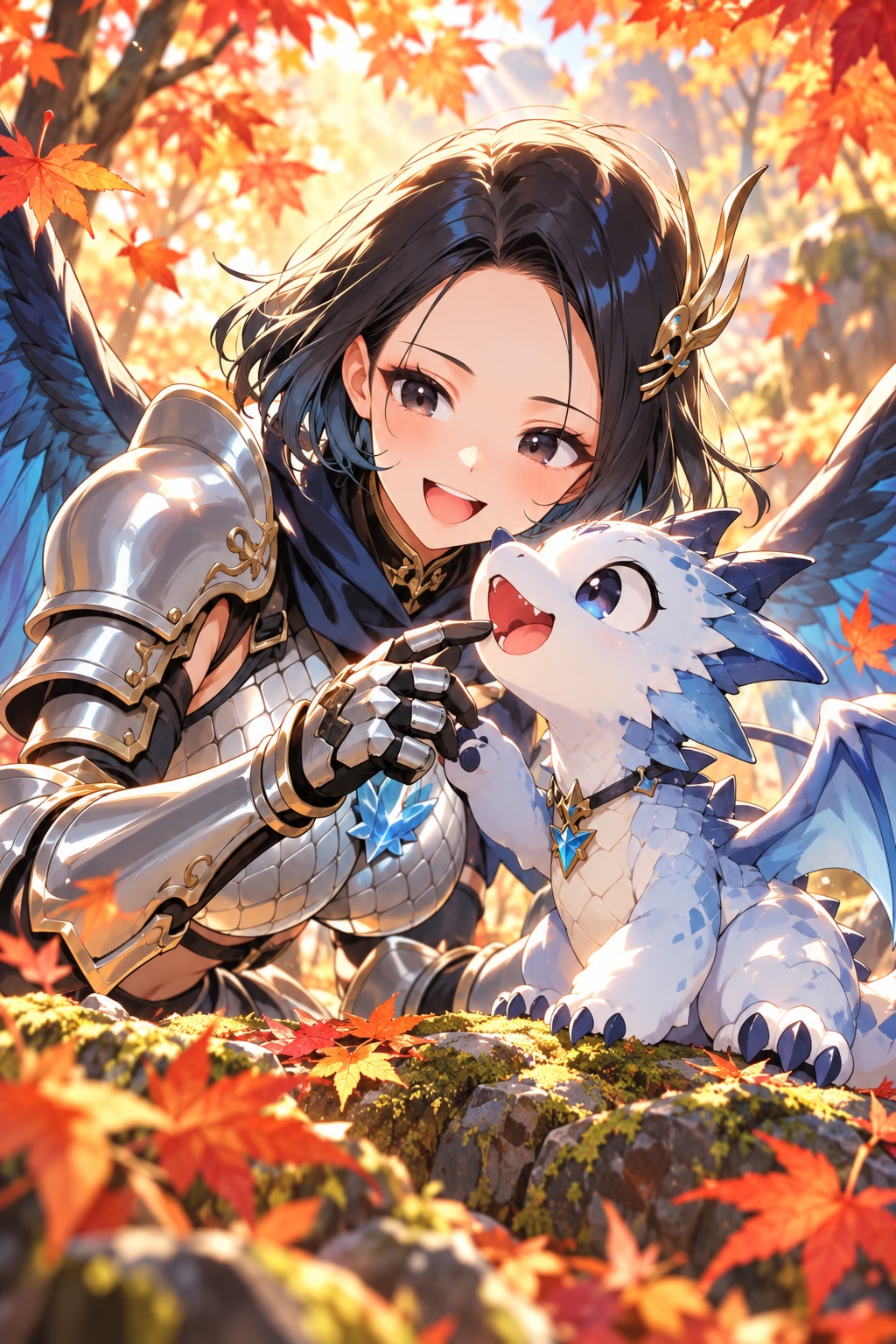 ドラゴンと女の子 | の人気AIイラスト・グラビア