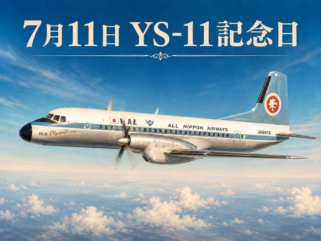 [今日は何の日 7/11] YS-11記念日
