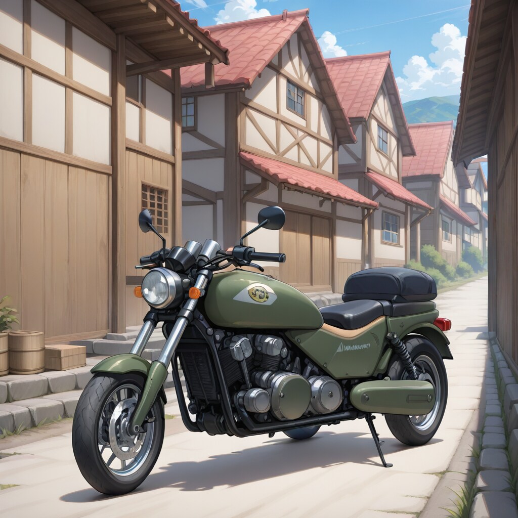 田舎の自動二輪