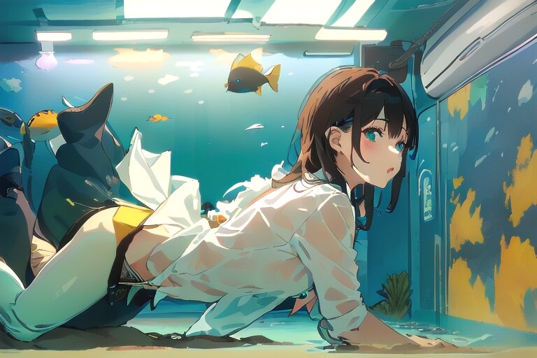 マジックミラー水槽
