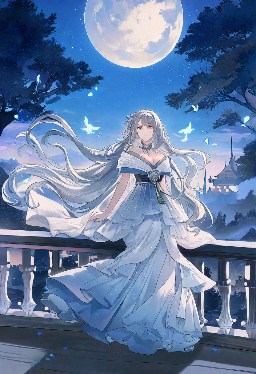 月夜 | の人気AIイラスト・グラビア