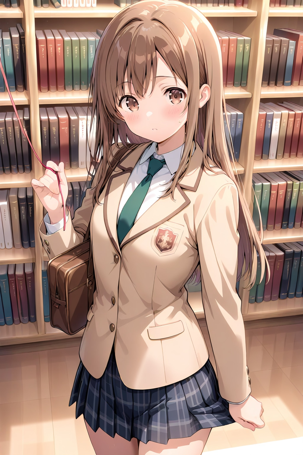 図書室の女の子 | の人気AIイラスト・グラビア