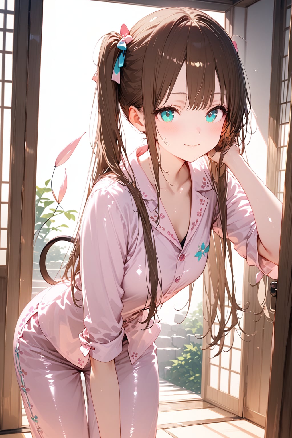 お兄ちゃん❤️おはよう❤️今日は収穫の日だから葵ね待ちきれなくて早起きしちゃった❤️