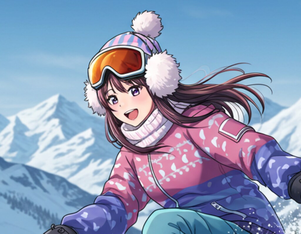 隣のお姉さん豪快に早朝ひとすべり　おはよう～