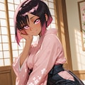 「薄桜の微笑み」 3枚目