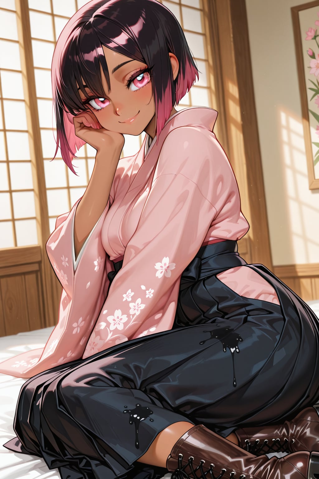 「薄桜の微笑み」