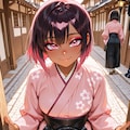 「薄桜の微笑み」 4枚目