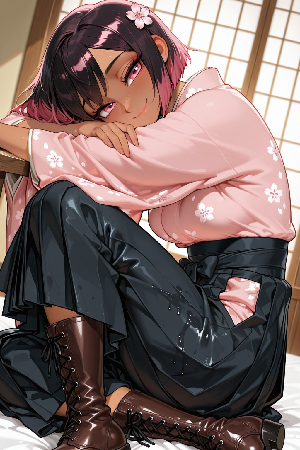 「薄桜の微笑み」