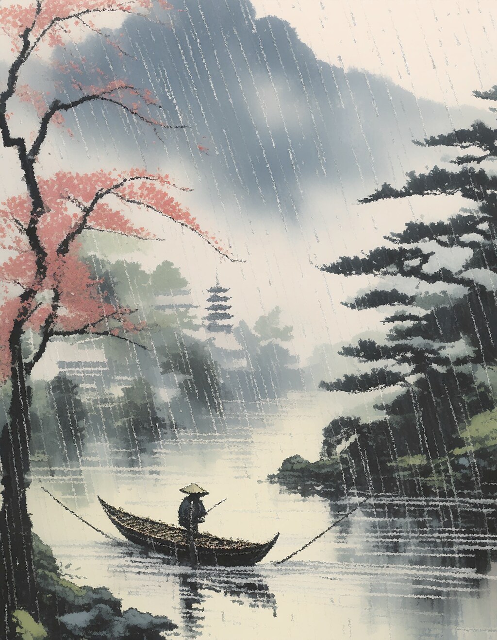 春の雨