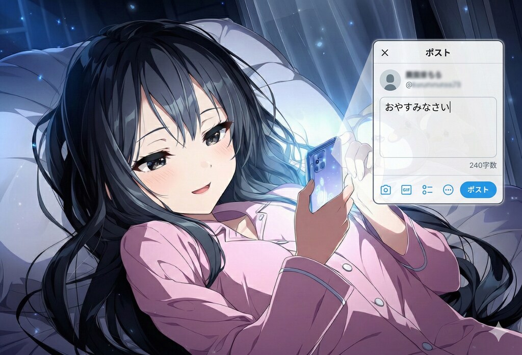 女子高生の休日　就寝編